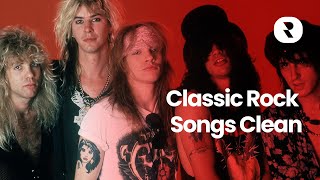 Classic Rock Songs 70s 80s 90s Clean 🎸 Old Rock Without Bad Words 🤘 70 80 90 Rock Hits Clean