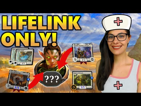 [MTG Arena] LIFELINK ONLY DECK | Mono White Lifelink Decks Guide