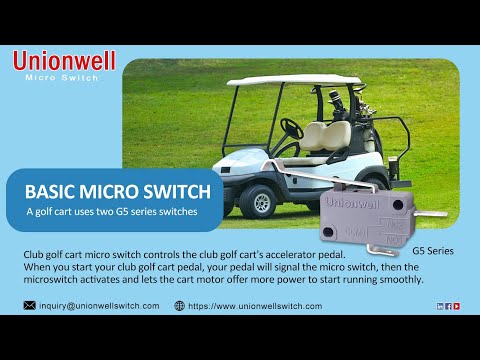 How does the golf cart basic micro switch work?