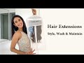 Clip-In Extensions - Hair Care &amp; Tips | Make Your 1HS Human Hair Extensions Last a Lifetime
