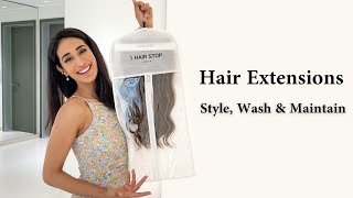 Clip-In Extensions - Hair Care & Tips | Make Your 1HS Human Hair Extensions Last a Lifetime