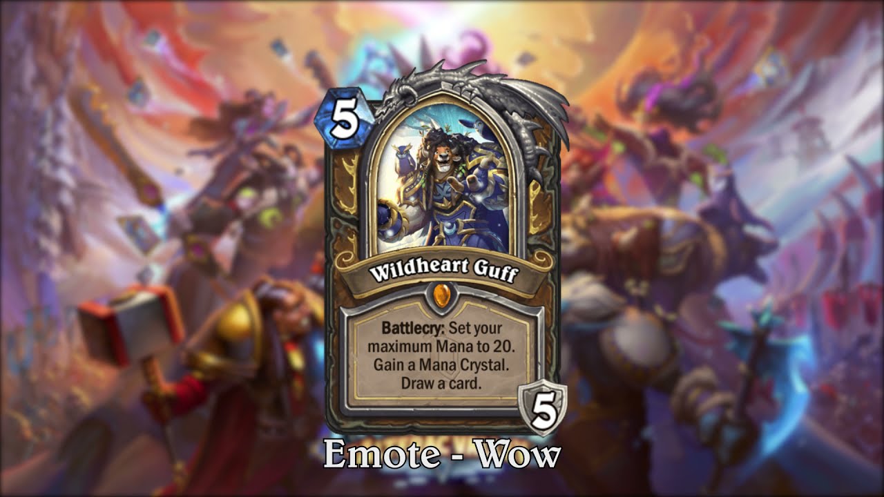 Hearthstone - Wildheart Guff Druid Hero Card Voice Lines