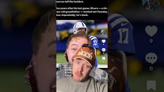 Colts are low key unhinged #nfl#colts#philiprivers#patmcafee#taylorswift#netflix