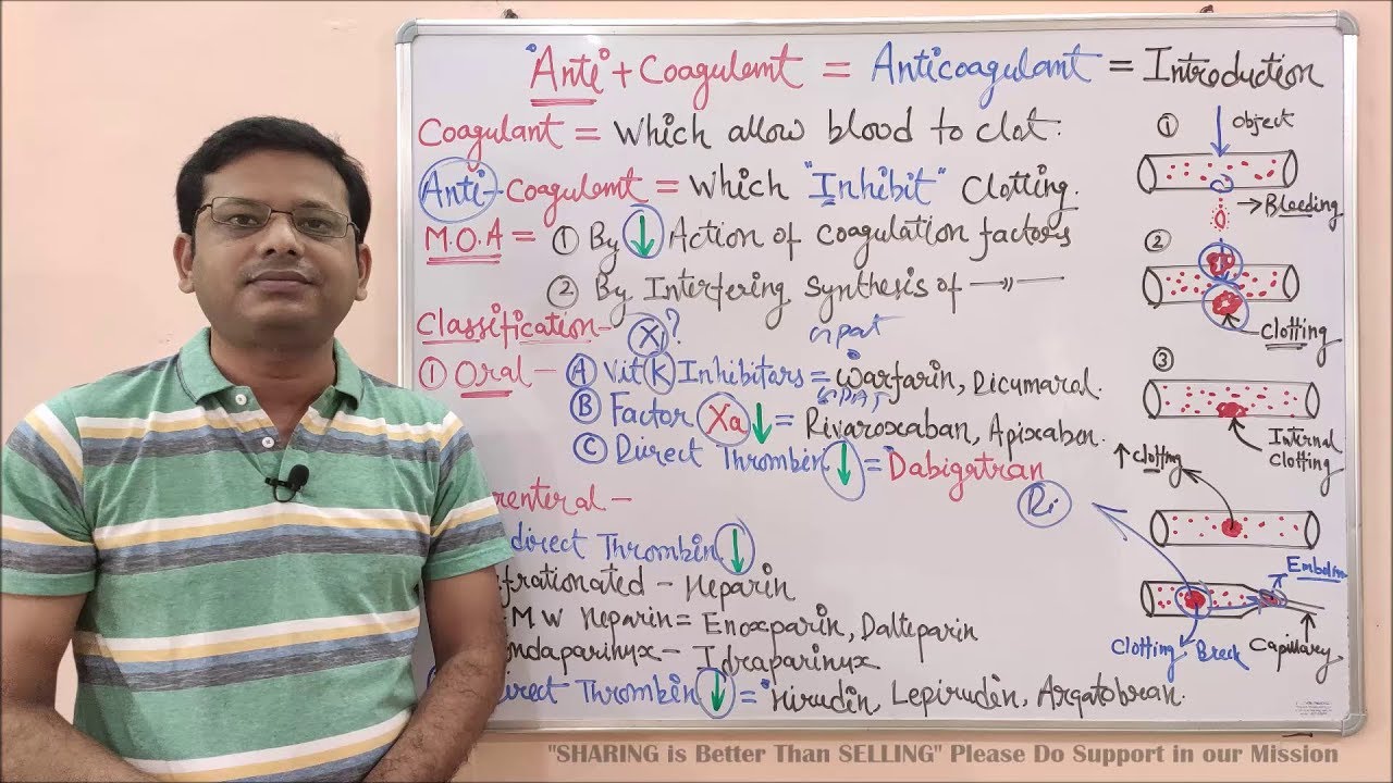 Anticoagulant Part 01 Introduction And Classification Of Anticoagulant Drugs Hindi Youtube Anticoagulant Part 01 Introduction And Classification Of Anticoagulant Drugs Hindi Youtube