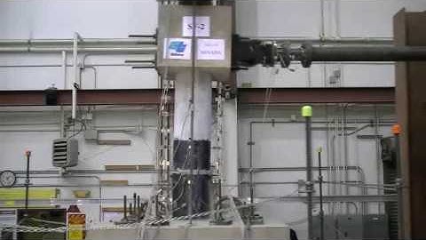 Shake Table Test Segmental Column with CFRP jacket- Failure Run