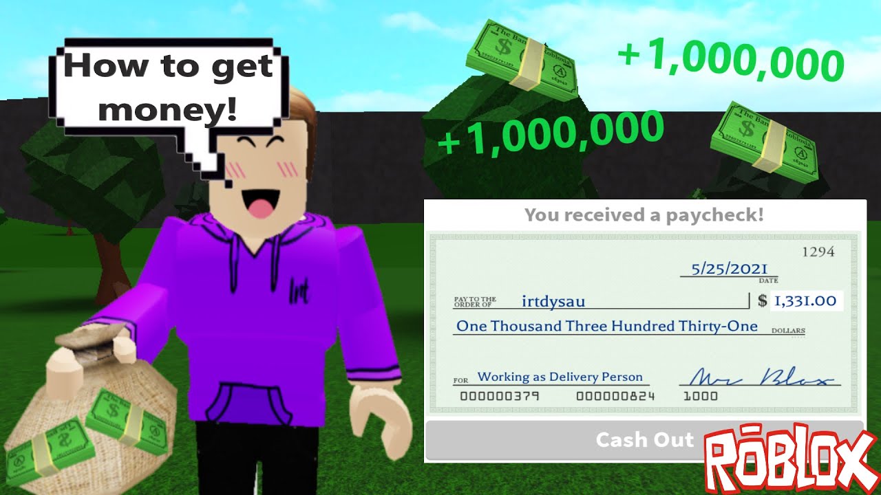 HOW TO GET MONEY FAST AND EASY IN BLOXBURG Roblox YouTube