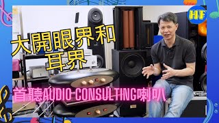 【#喇叭】來自瑞士Audio Consulting，無論外型和機內零件也相當講究，而且很多獨特技術，絕對是非一般的音響品牌，今次這對Rubanoide 2.0喇叭，真的使我大開耳界 （cc 字幕）