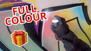 Full Colour Graffiti Piece  50K Special
