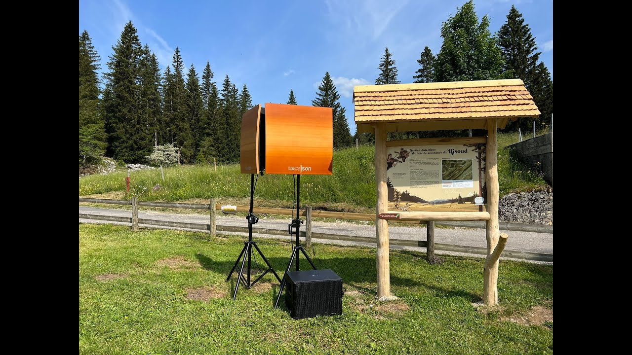 Inauguration du sentier didactique du bois de résonance du Risoud