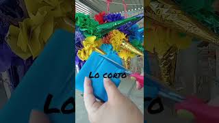 como hacer barbas para la piñata de picos #tutorial#facil #navidad#2022#posada#negocio#decoracion#