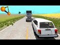 УСНУЛ ЗА РУЛЕМ ФУРЫ И ВЫЕХАЛ НА ВСТРЕЧКУ | BeamNG.drive