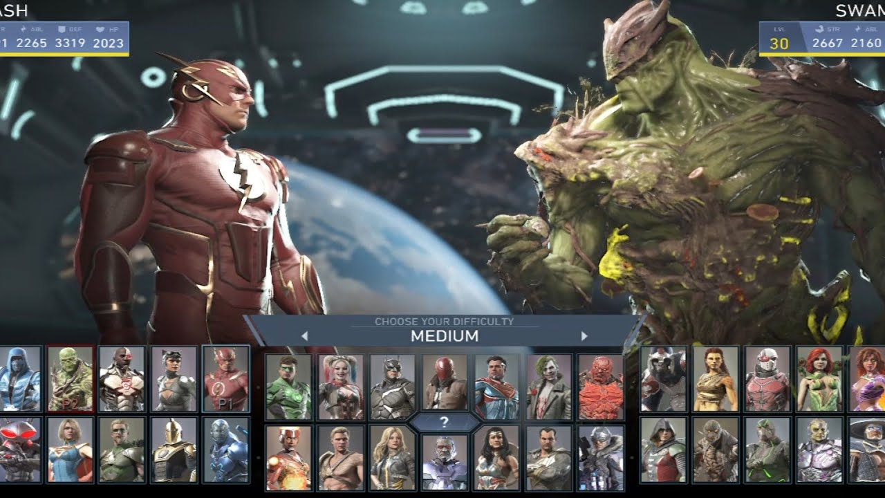 THE FLASH VS SWAMP THING UNLIMITED MULTIVERSE FIGHT
