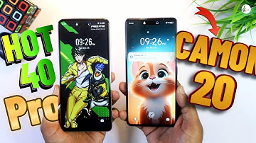 Infinix Hot 40 Pro Vs Tecno Camon 20 Speed Test | G99 Vs G85