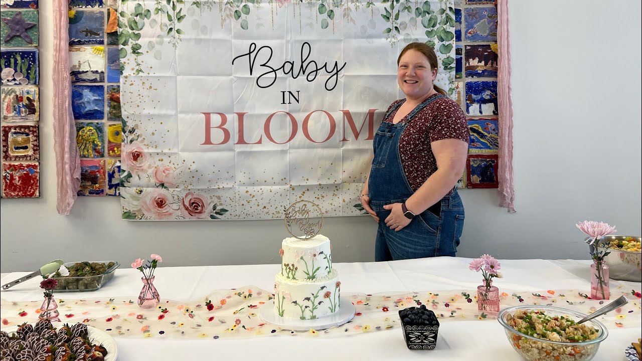 Surprise Baby Shower | 28 Week Update | Alaskan Spring Time
