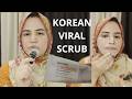 TRYING VIRAL KOREAN SKIN EXFOLIATOR ( SHRINK PORES &amp; CONTROL OIL)  | FACE EXFOLIATION REVIEW