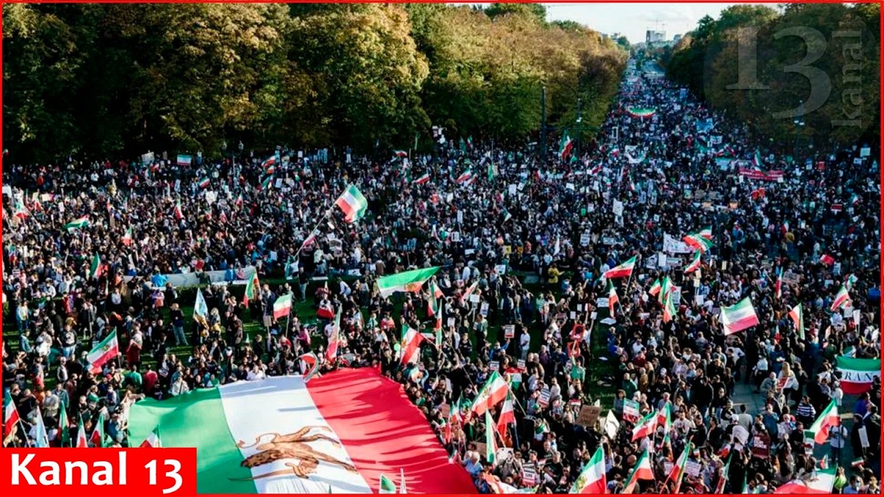 Сотни тысяч иранцев вышли на улицы, протестуя против действий правительства после призыва принца ...