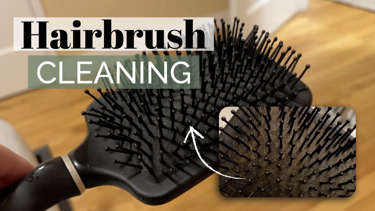 How to Clean Hair Brushes the Right Way! (Including the lint