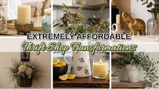EXTREMELY AFFORDABLE THRIFT SHOP TRANSFORMATIONS!!~Vintage, Glam & Farmhouse Style DIYS