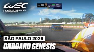 Onboard Lap Mathieu Jaminet Genesis Hypercar | Rolex 6 Hours of São Paulo 2026 | FIA WEC