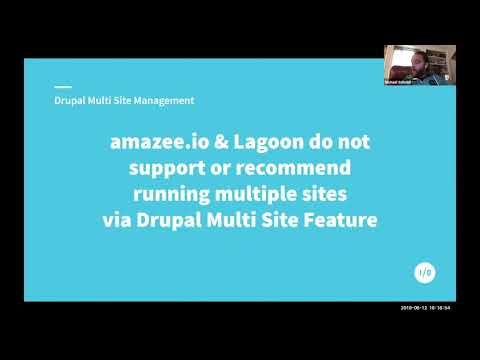 How to manage Multiple Drupal sites with Lagoon / DrupalCon Global 2020