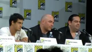 Celebrating Versus Making Fun Of Genius Scorpion Panel Comic Con 2014