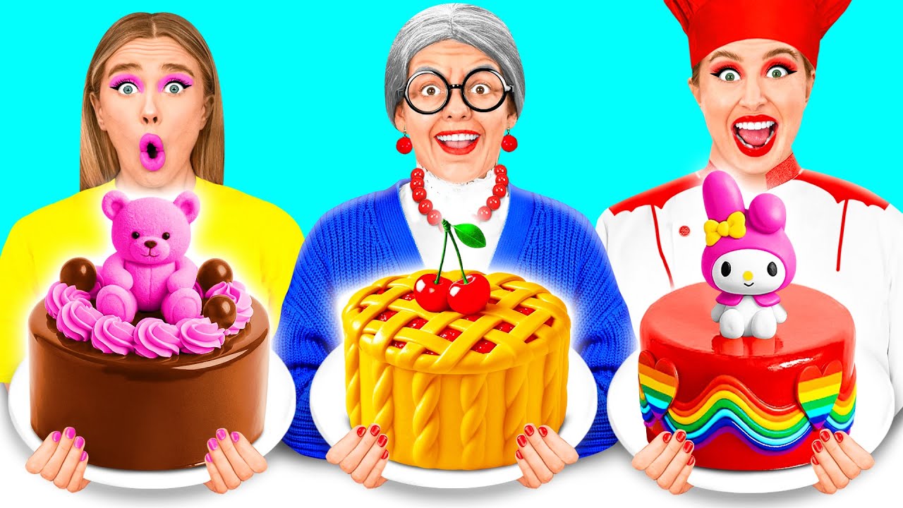 Кулинарный Челлендж: Я против Бабушки | Вкусные Кухонные Рецепты