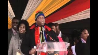 NUM Deputy President Piet Matosa sings Oliver Tambo song