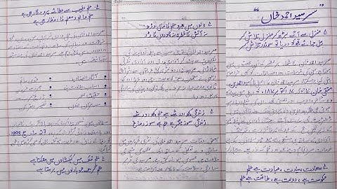 Sir syed ahmed khan urdu essay with poetry |Sir syed ahmed khan educational services |Sir syed