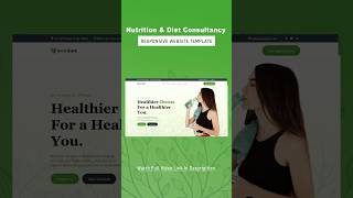 How To Make A Responsive Diet Website Design Using HTML - CSS - JAVASCRIPT | Nutrition &amp; Dietitian