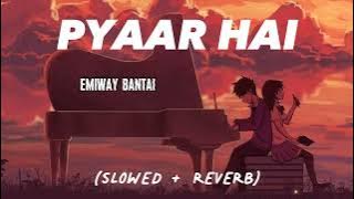 PYAAR HAI (SLOWED   REVERB) || @EmiwayBantai || MSL LOFI BOY