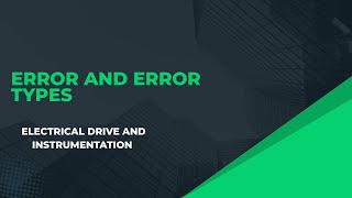 ⚠️ Errors in Measurement | Types of Errors Explained (Theory Only)