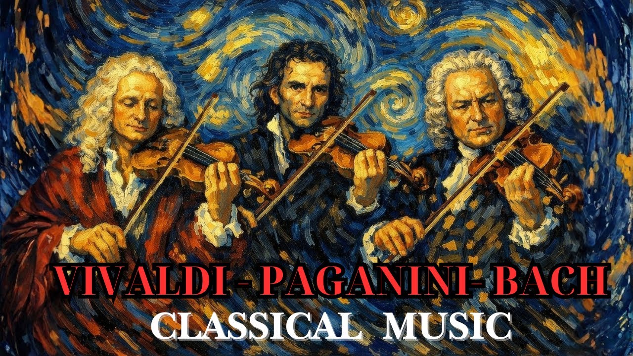 Vivaldi – Paganini – Bach | When Musical Geniuses Meet Eternity (No Ads)