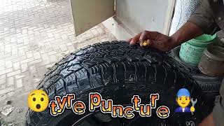 🧑‍🔧Wajid tyre shop 😯tyre puncture 🙋