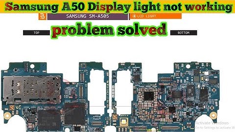 Samsung A50(A505f) Display light problem jumper solution|#thesoilboy
