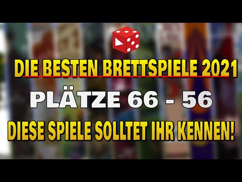 Die besten Brettspiele 2021 - Meine Highlights & Top Spiele des aktuellen Jahres - Plätze 66 - 56