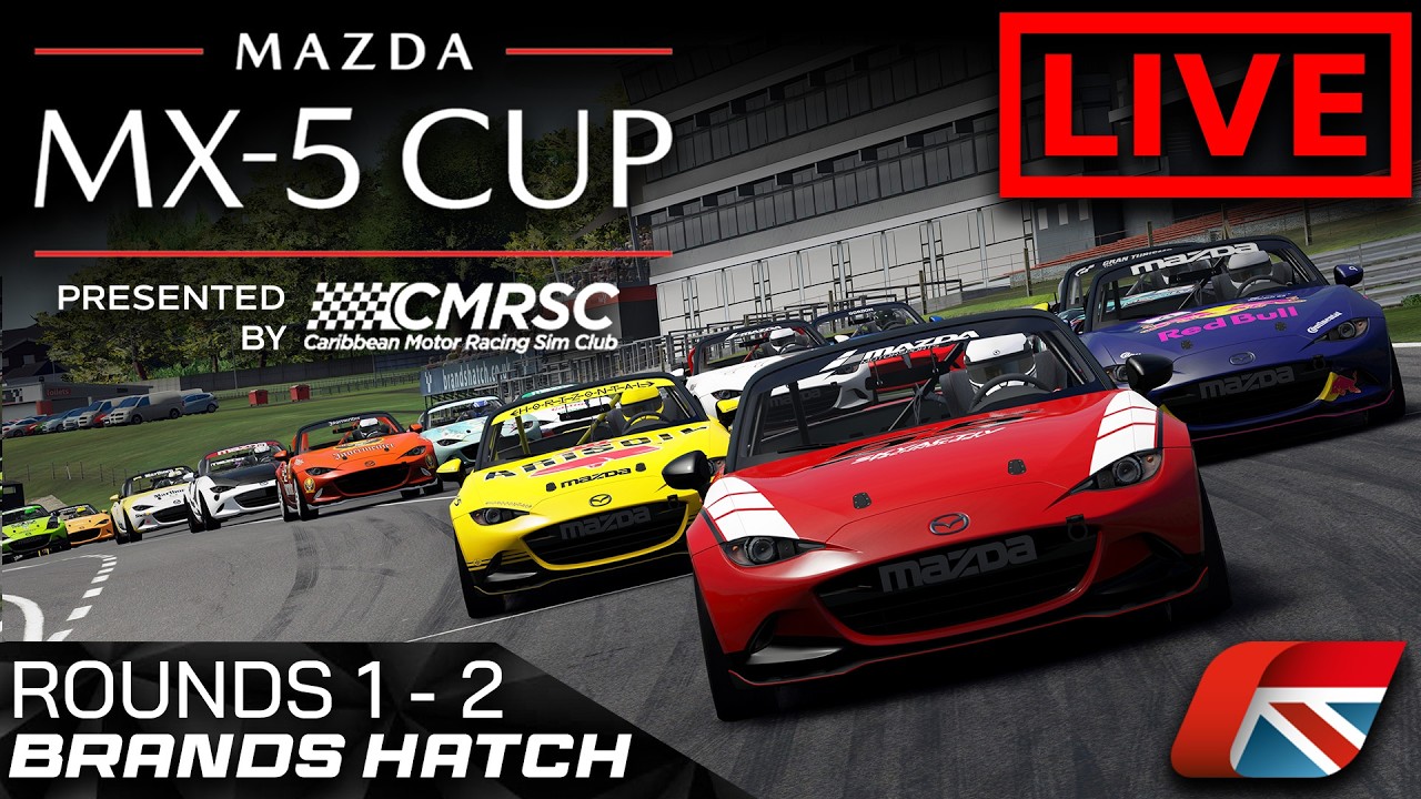 Live l Round 1 & Round 2 l British Grand Prix l 2026 CMRSC Mazda MX-5 Cup at Brands Hatch