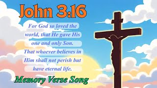 JOHN 3 16 BIBLE MEMORY VERSE SONG FOR KIDS UPBEAT AND FUN KIDS WORSHIP