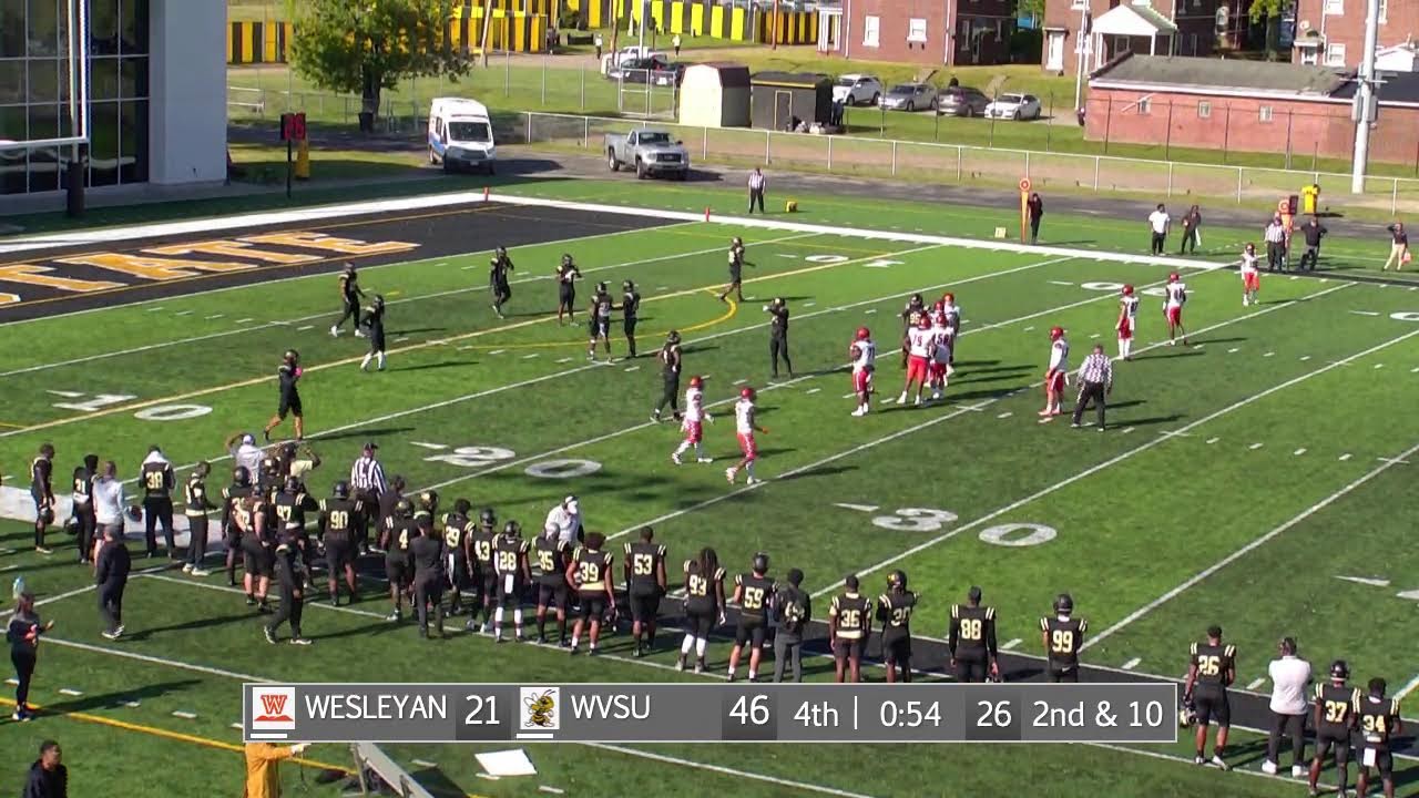 WVSU Football vs WV Wesleyan YouTube