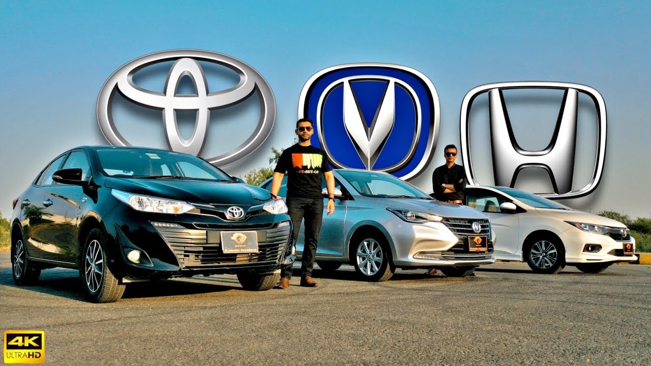 Toyota Yaris Ativ X, Changan Alsvin, Honda City Aspire 1.5 - The Ultimate Comparison in Pakistan