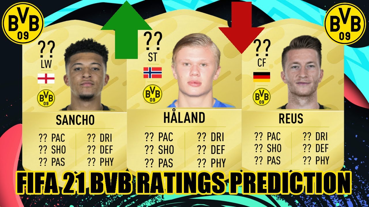 FIFA 21 BVB RATINGS PREDICTION BORUSSIA DORTMUND RATINGS PREDICTION