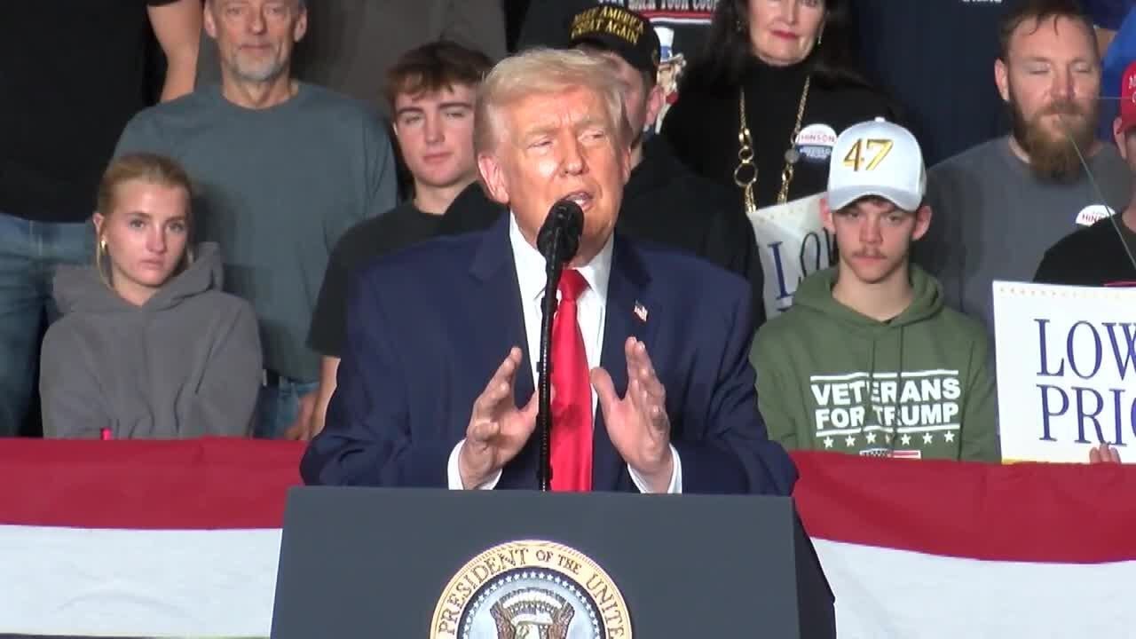 Three questions for voters after President Trump's Iowa speech