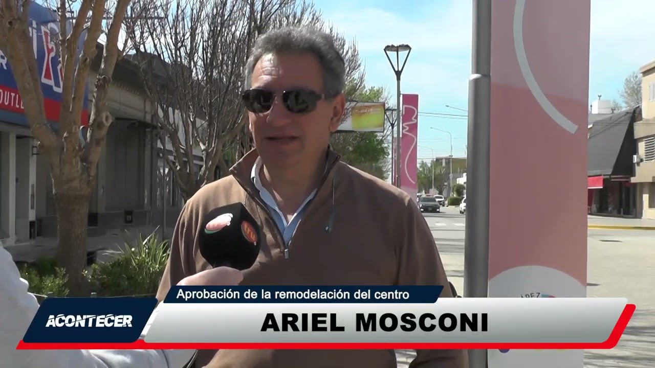 Marcos Juárez: Avances en la obra del centro de la ciudad