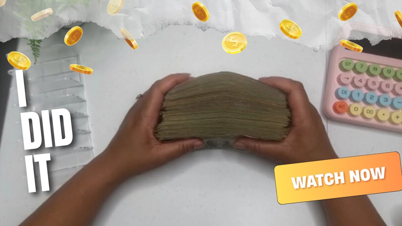 I Finished the 100 Envelope Challenge | Cash Budgeting Results