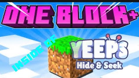 One Block In YEEPS: Hide And Seek! (FT. @AfoxinatuxedoVR ) Episode 1.