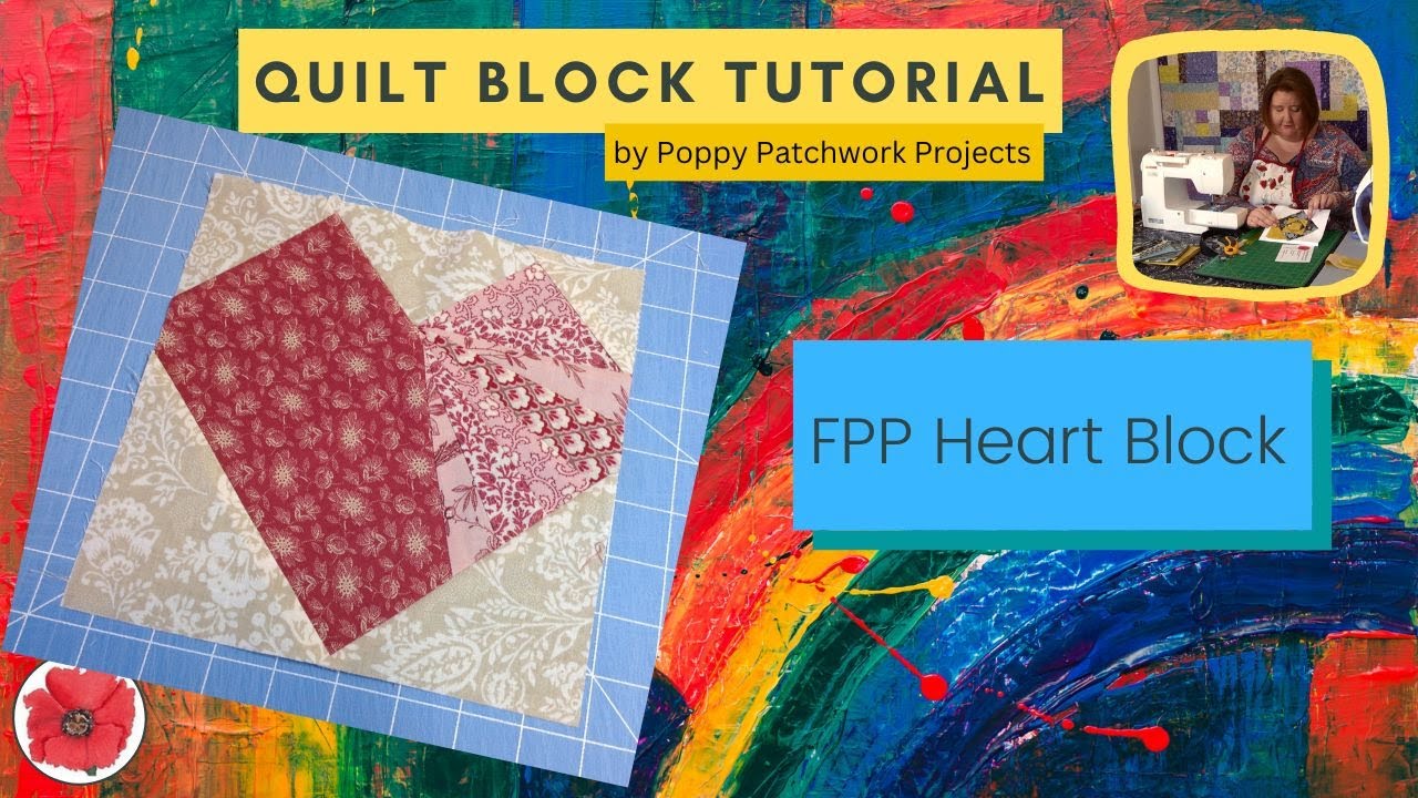 How to do Foundation Paper piecing without sewing on the paper Free ...