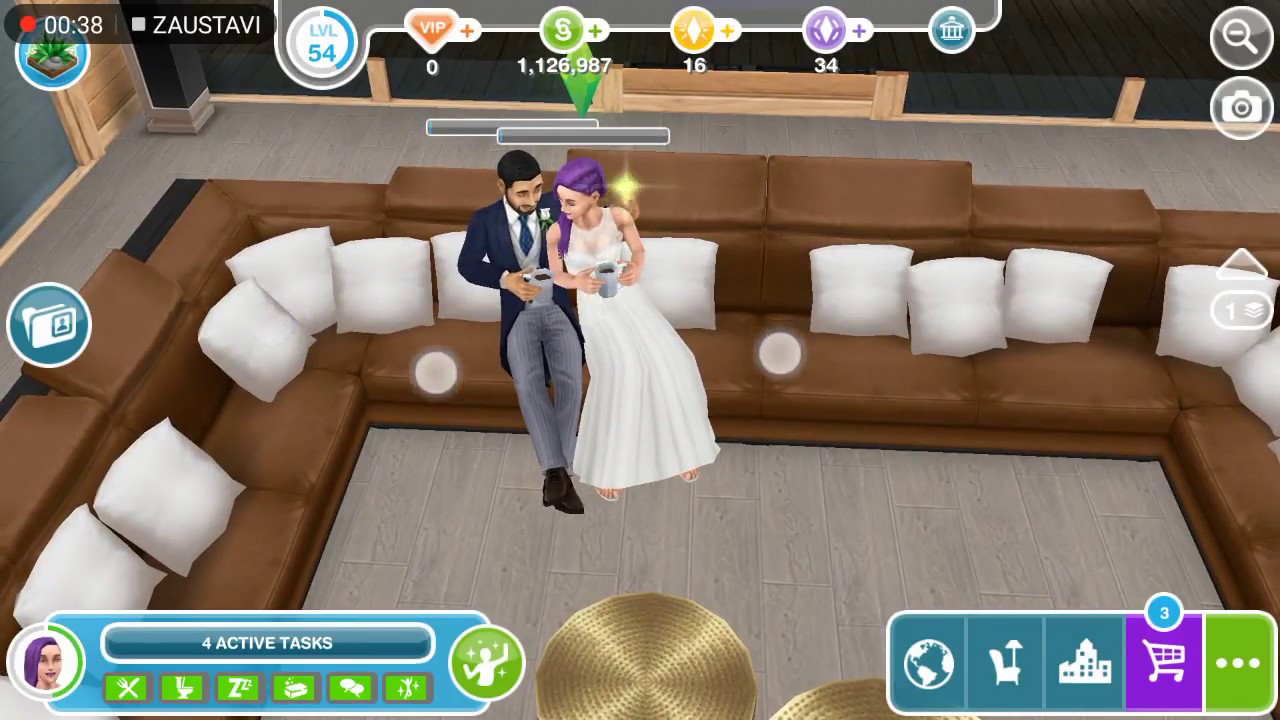 Sims Freeplay Drink hot chocolate with partner YouTube