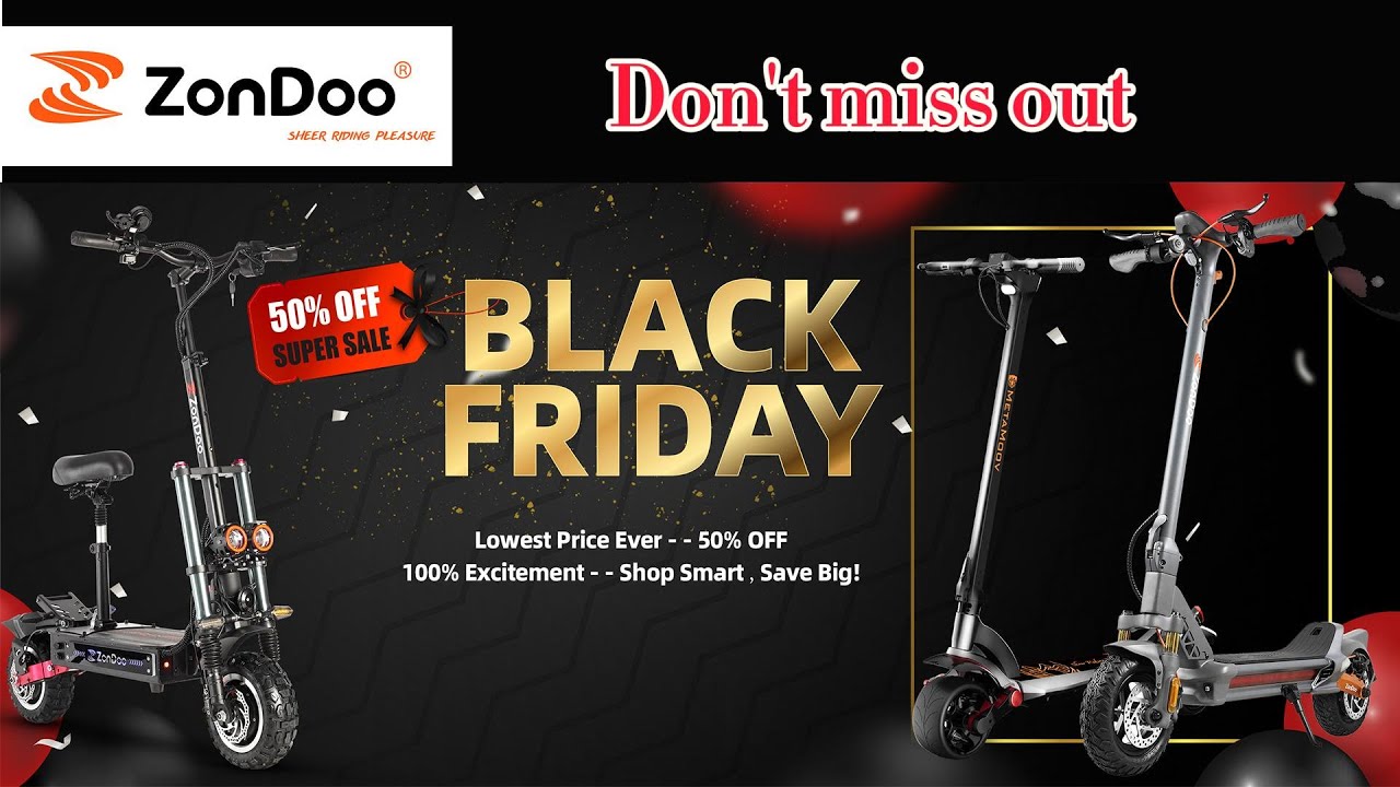 50% Off Electric Scooter? 2023 has the best Black friday sale