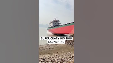 How big ships are launched into the ocean part 4
