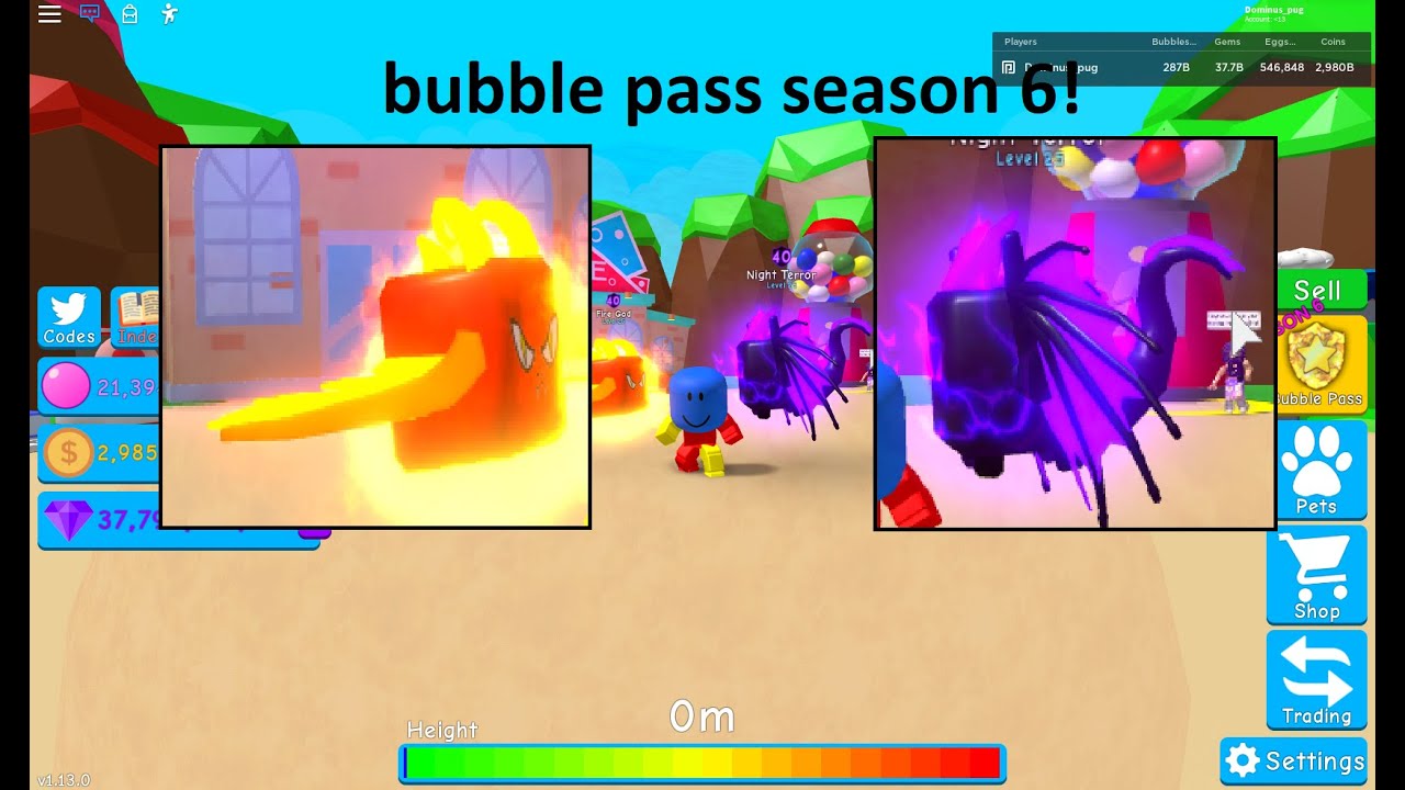 I GOT THE BUBBLE PASS SEASON 6 PETS!! | Bubble Gum Simulator | Roblox