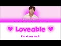 Kim jong kook loveable  color coded lyrics engromhan